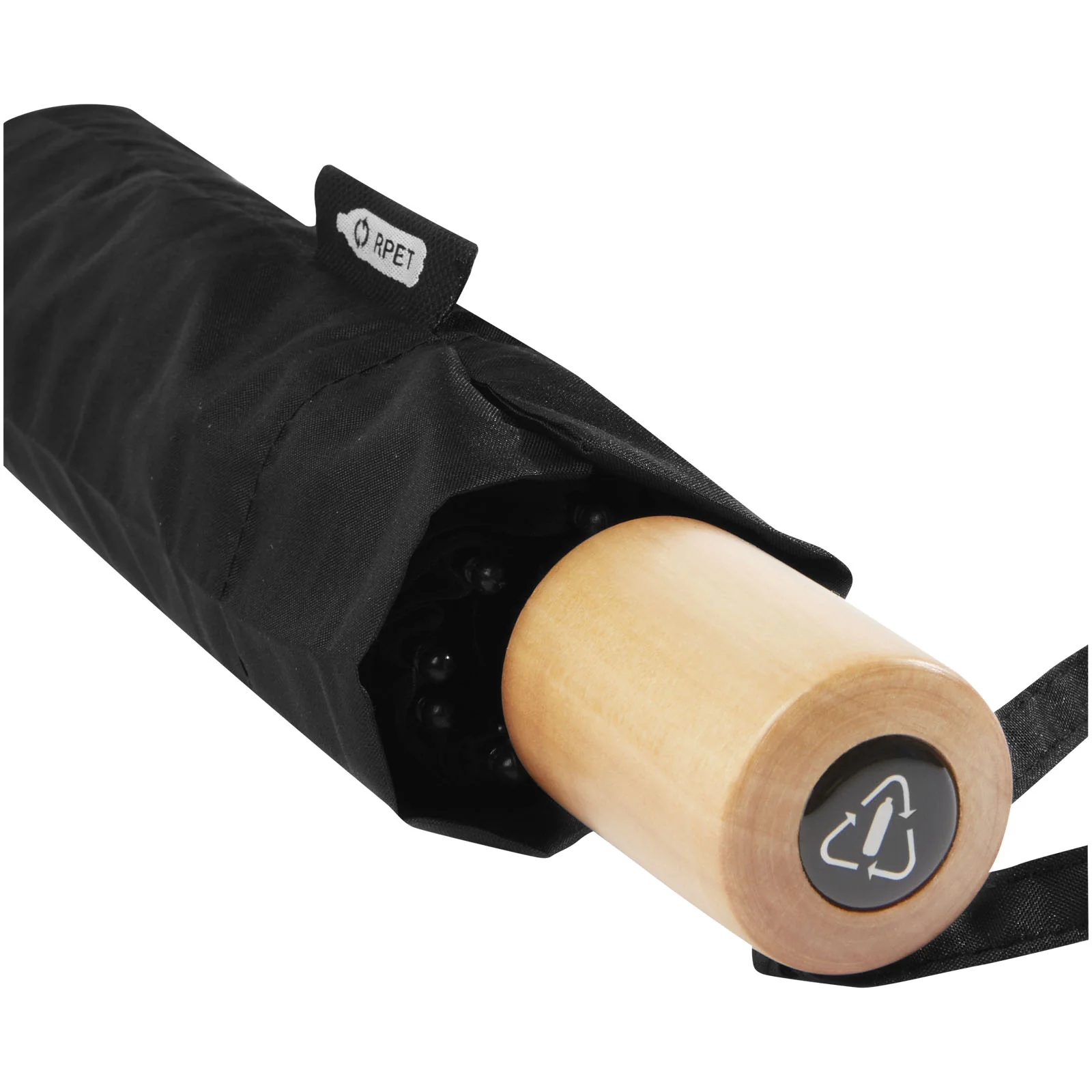 Birgit 21'' foldable windproof recycled PET umbrella - Image 15