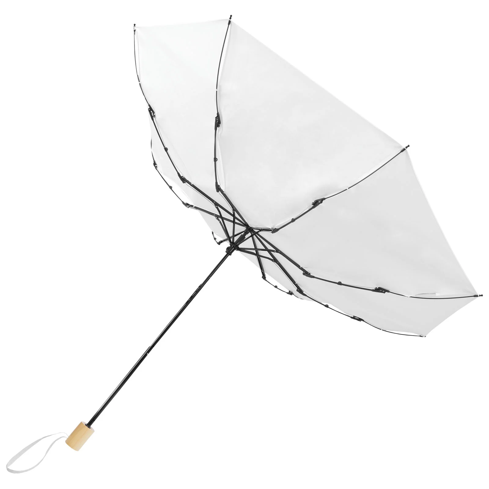 Birgit 21'' foldable windproof recycled PET umbrella - Image 4