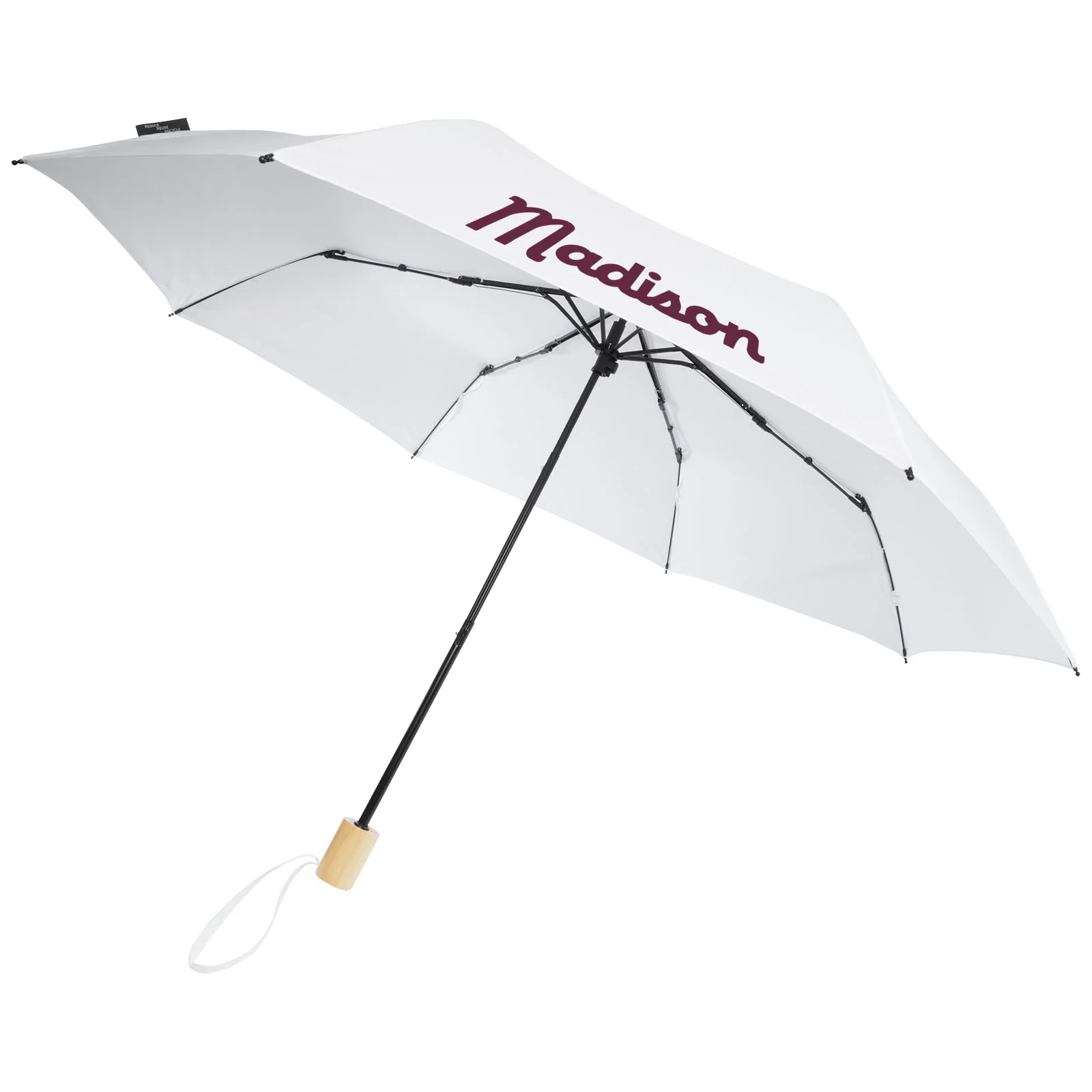 Birgit 21'' foldable windproof recycled PET umbrella - Image 6