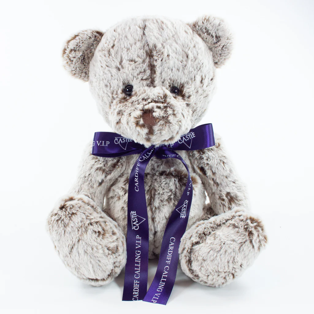Bow Bear II 25cm Premier Bear, Cocoa