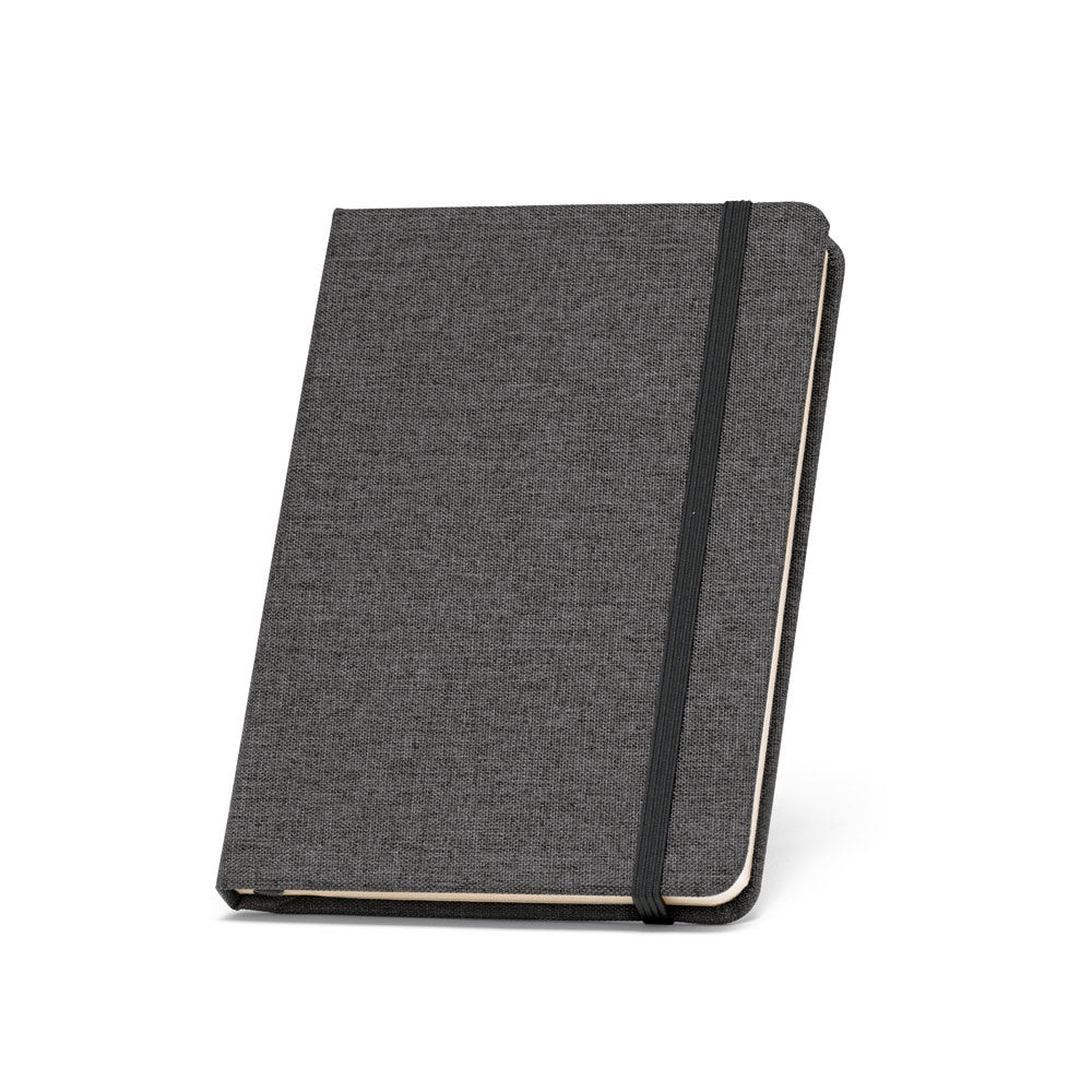 Boyd A5 Notebook with Recycled Polyester Hardcover Black - Image 2