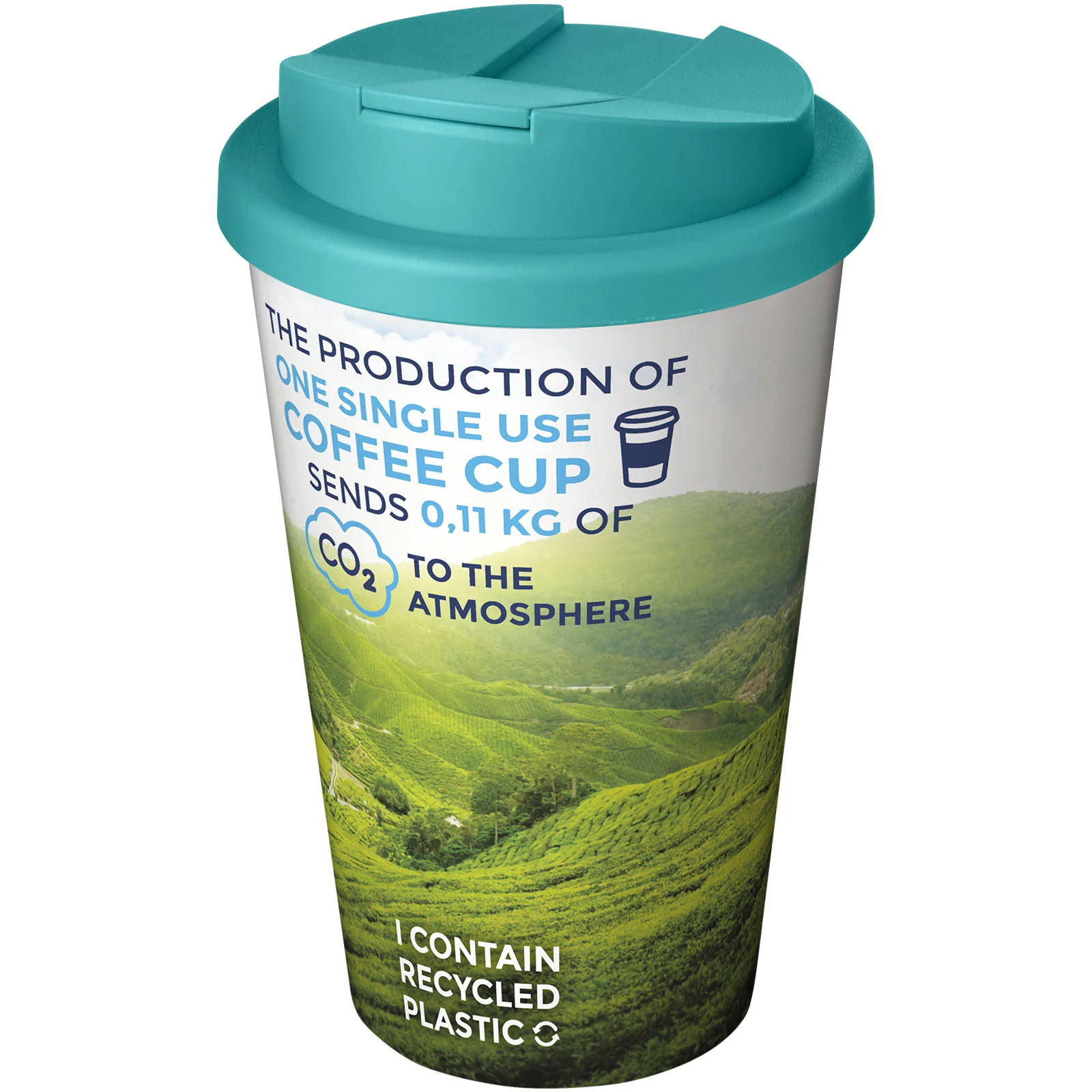 Brite-Americano® 350 ml tumbler with spill-proof lid - Image 17