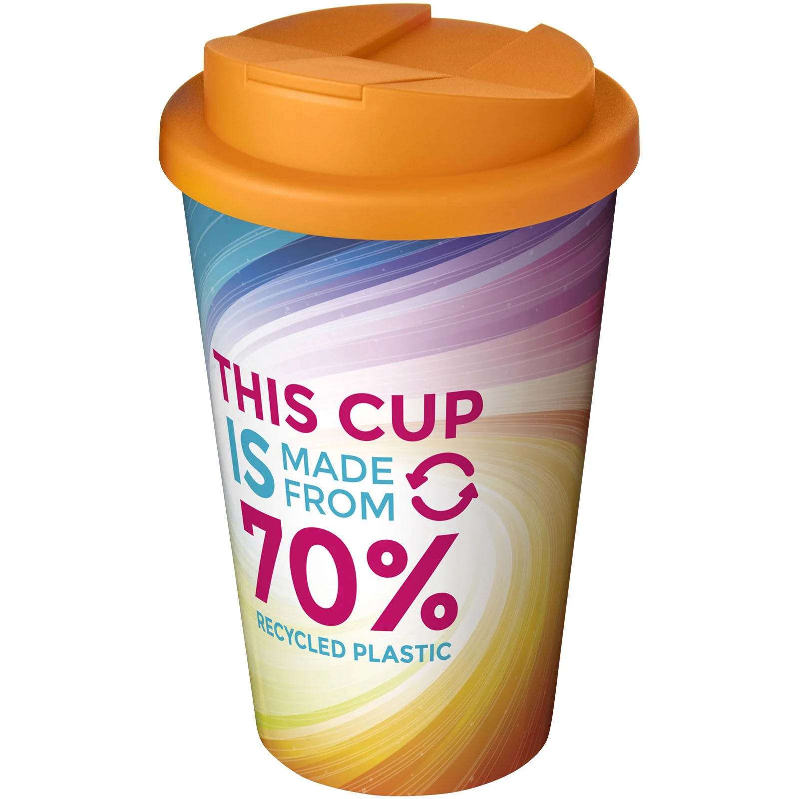 Brite-Americano® Eco 350 ml spill-proof insulated tumbler - Image 4