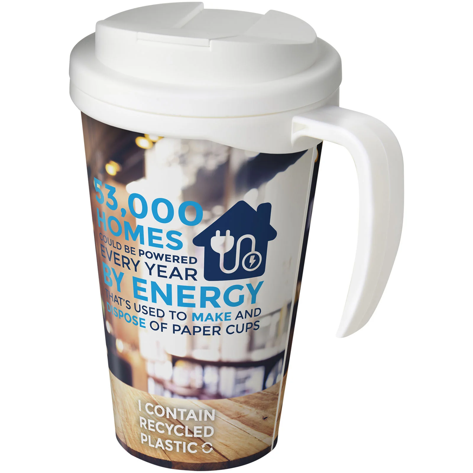 Brite-Americano® Grande 350 ml mug with spill-proof lid - Image 6
