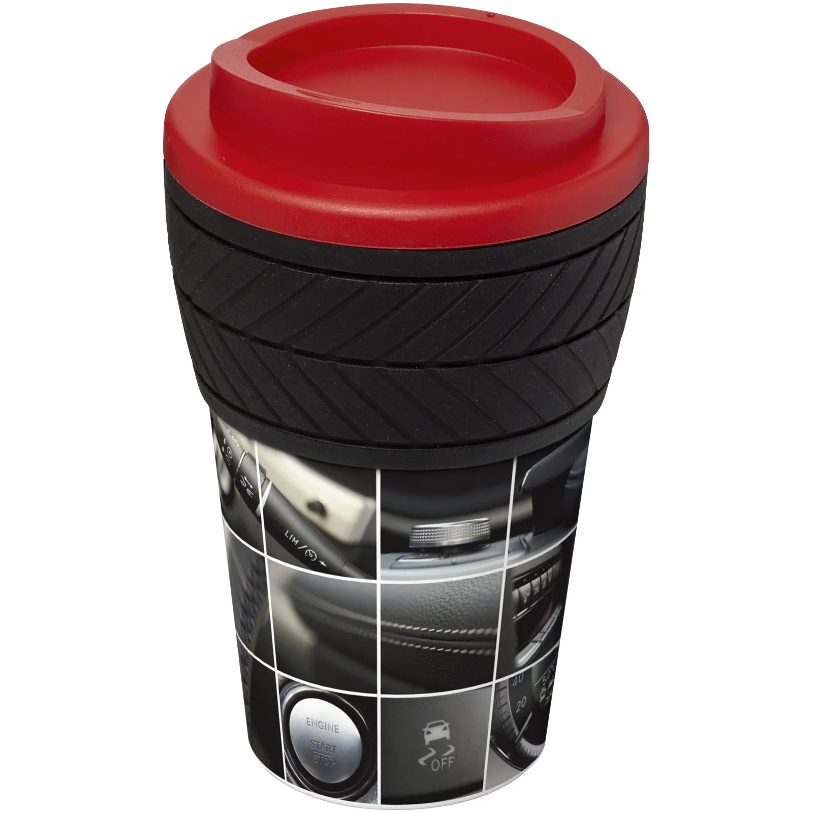 Brite-Americano® tyre 350 ml insulated tumbler - Image 10