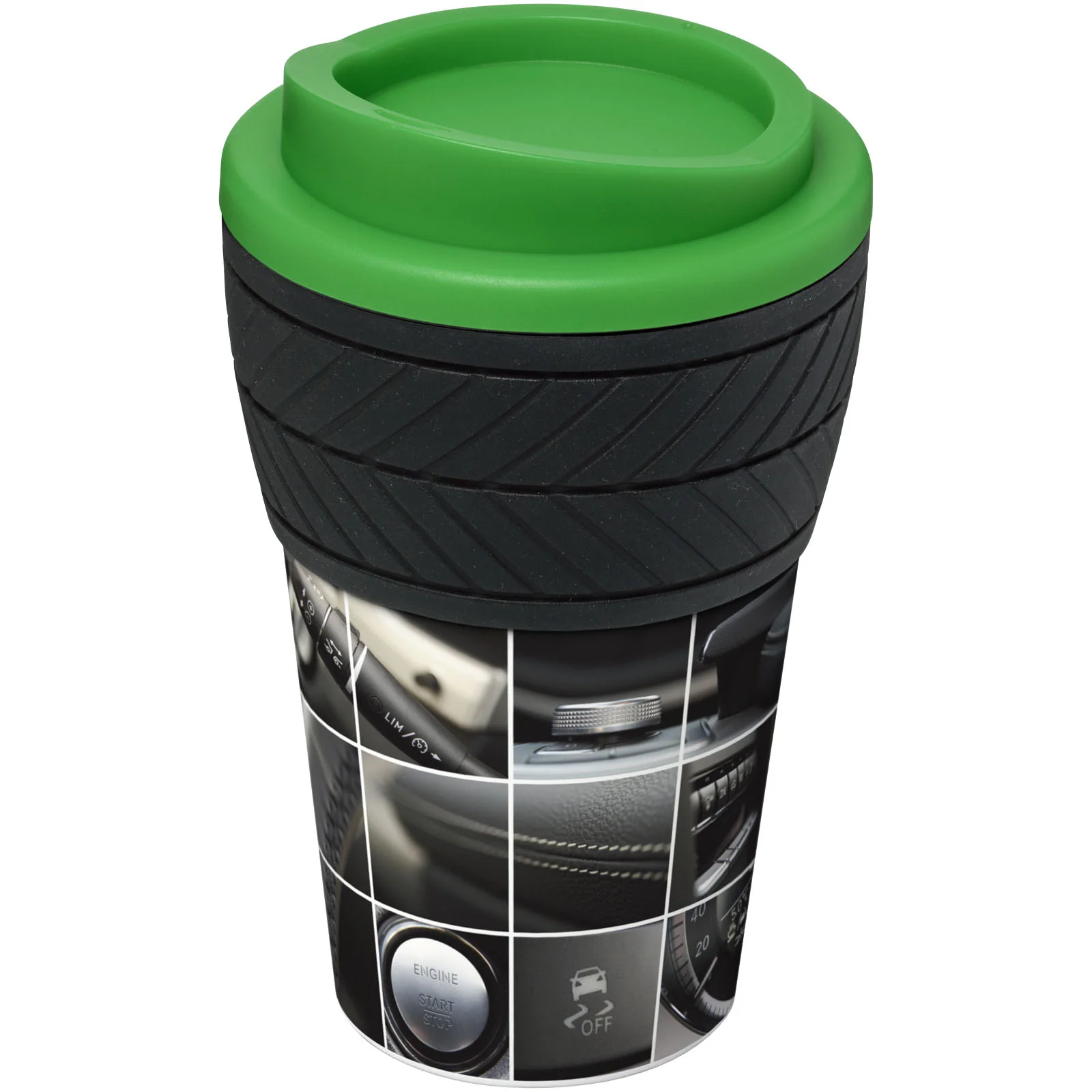 Brite-Americano® tyre 350 ml insulated tumbler - Image 19
