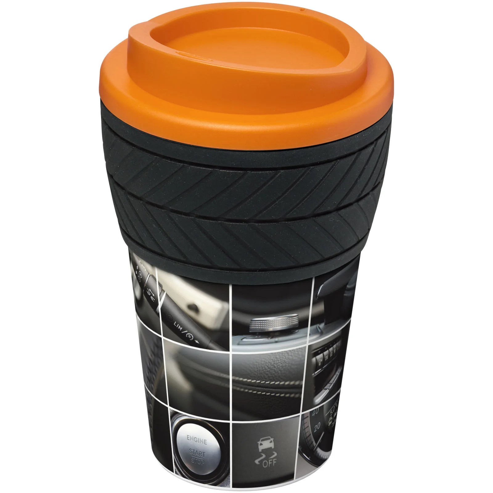 Brite-Americano® tyre 350 ml insulated tumbler - Image 25