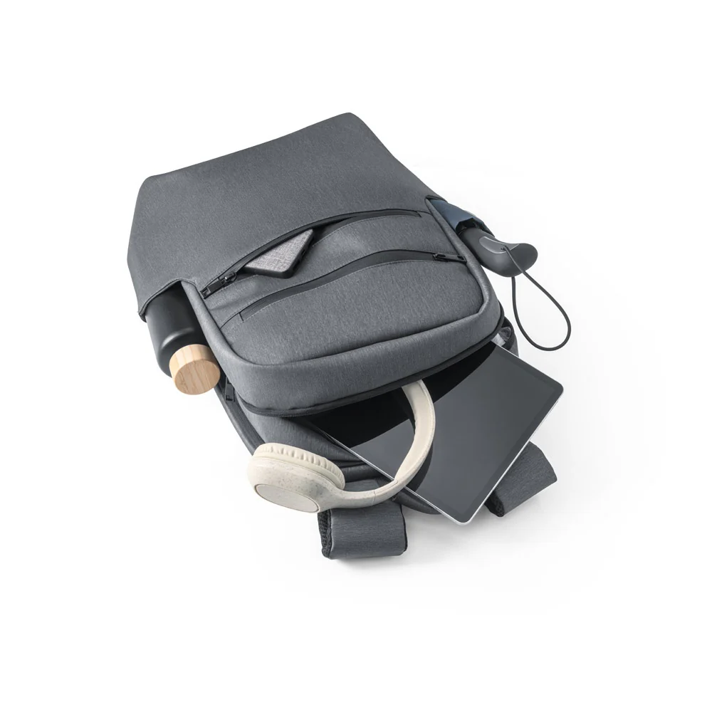 BROOKLYN. Waterproof 2 Tone Nylon 15'' laptop backpack - Image 9