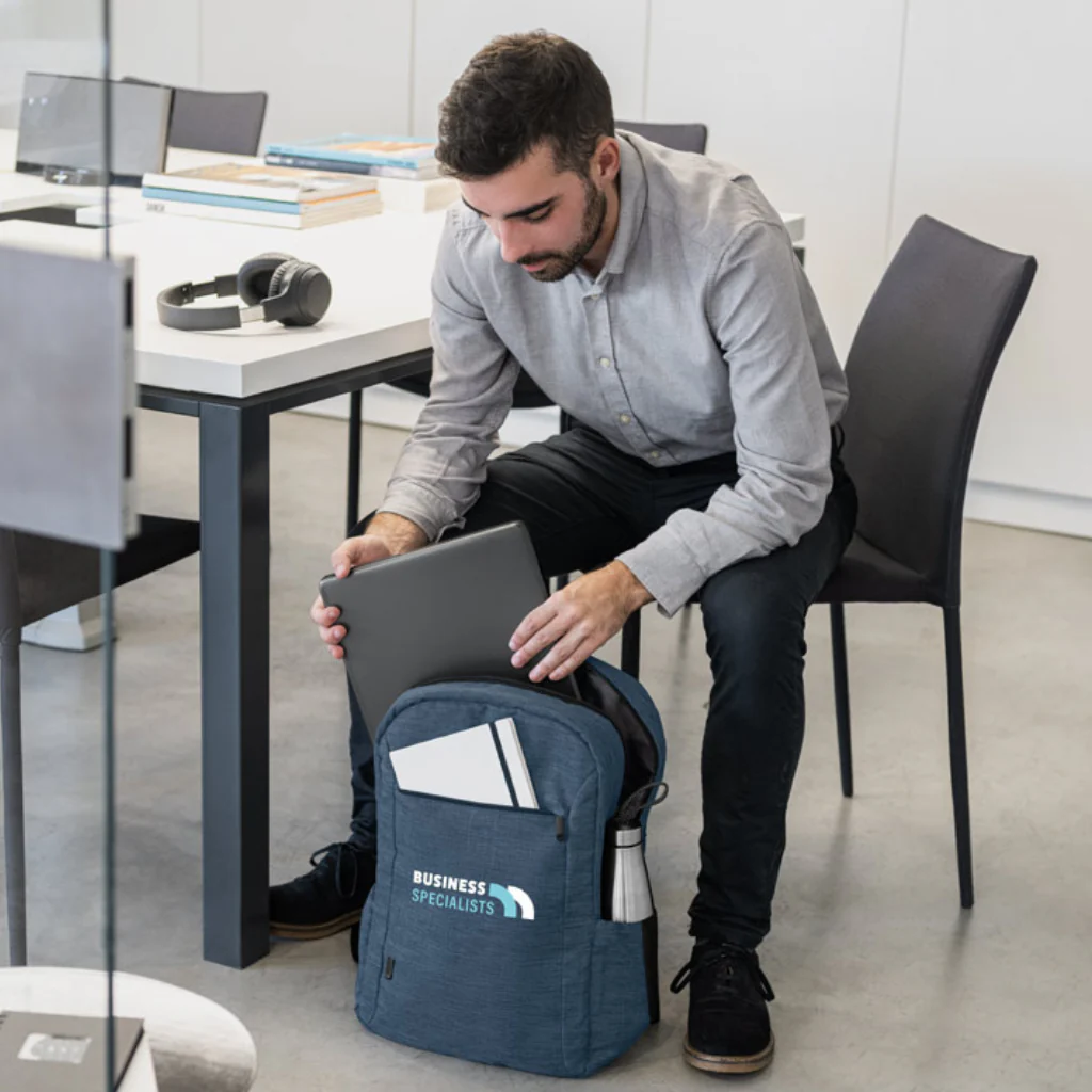 BUSINESS. 300D 100% rPET laptop backpack - Image 2