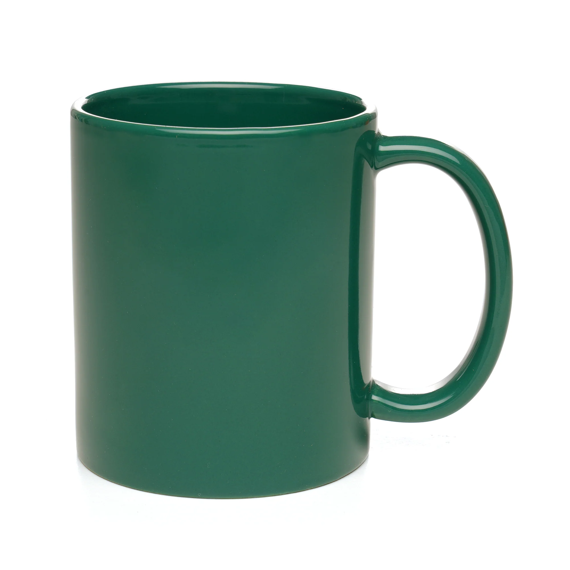 CAMBRIDGE 11oz Glazed Mug Dark Green - Image 2