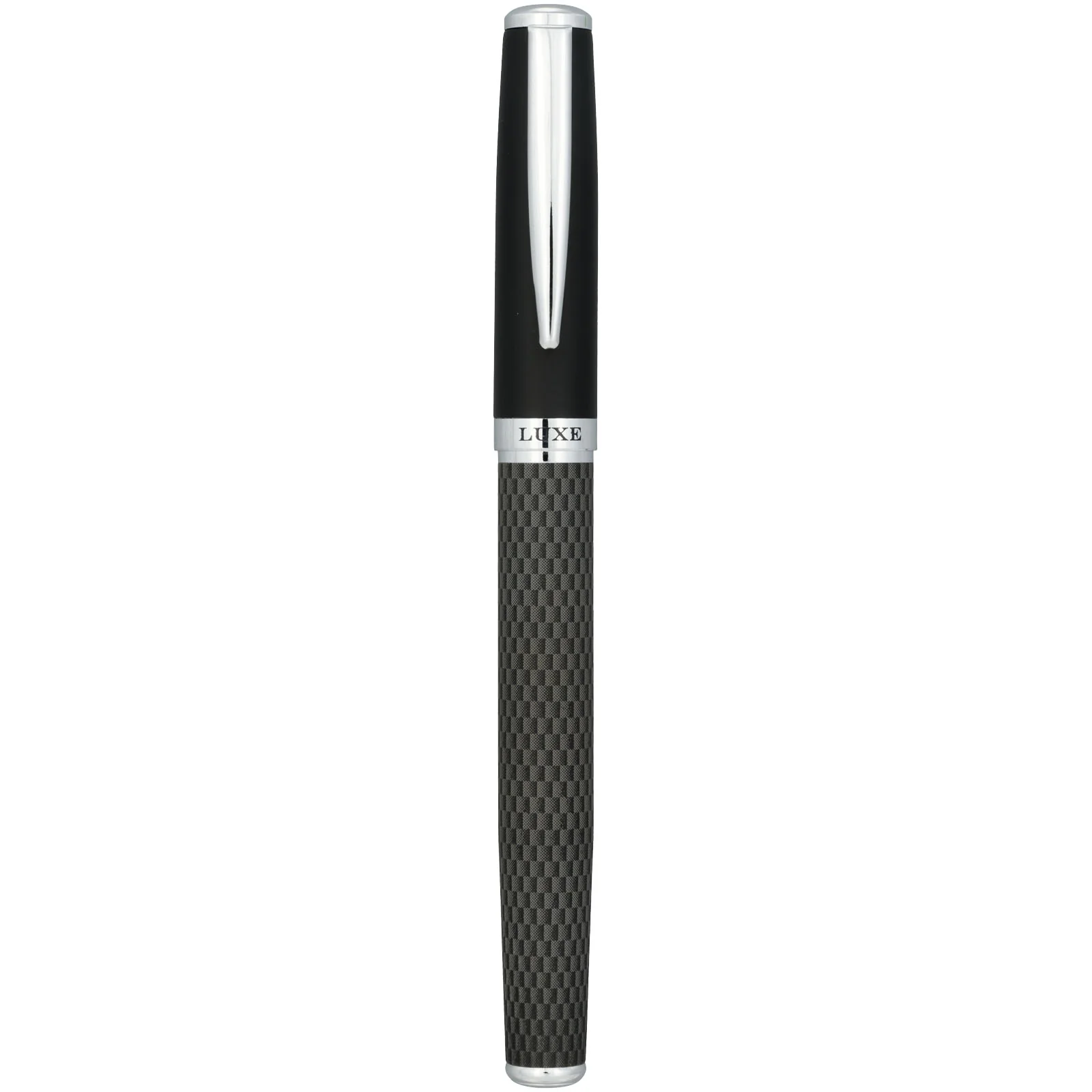 Carbon duo pen gift set with pouch - Image 2