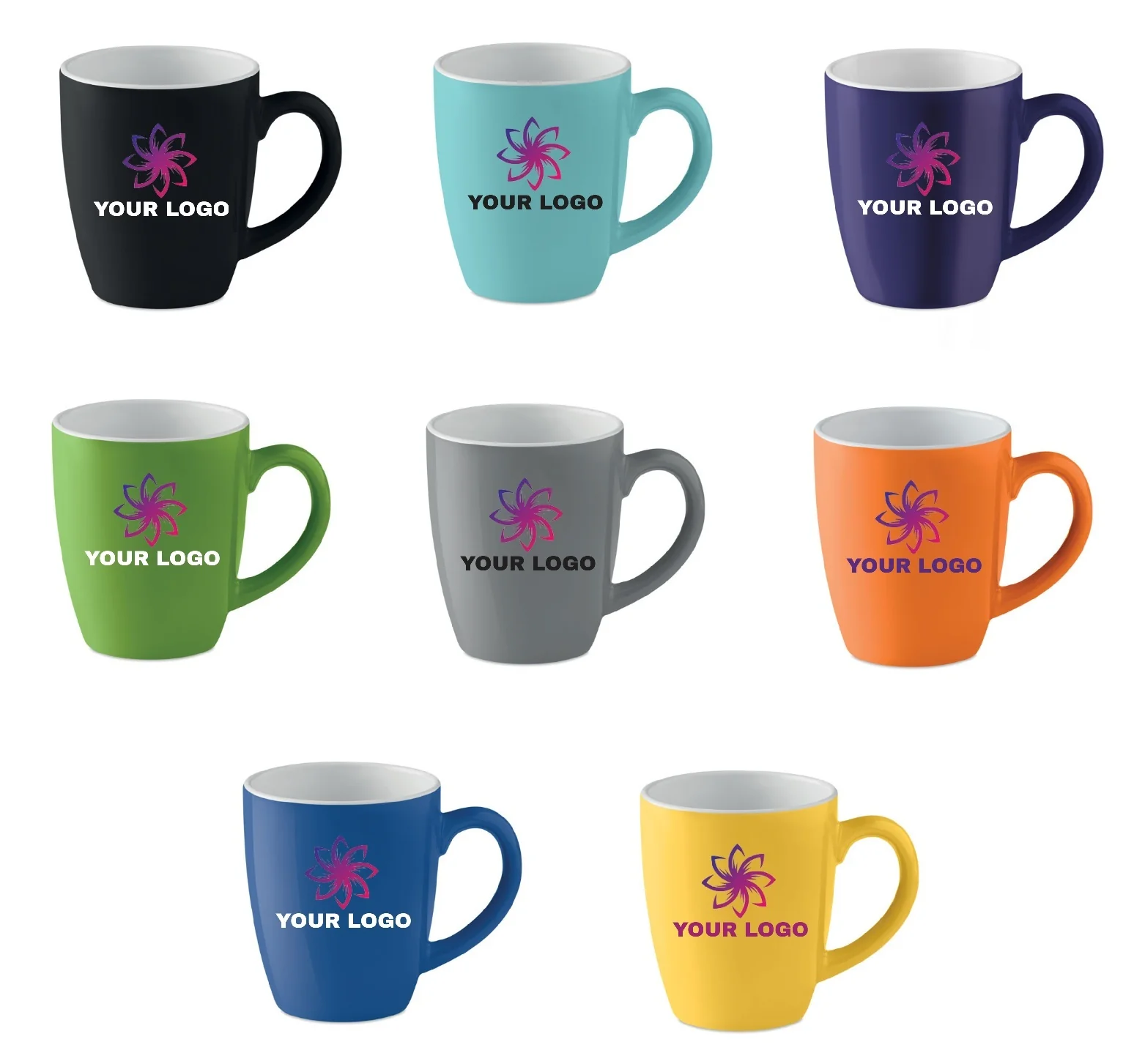 Ceramic coloured mug 290 ml - Image 35