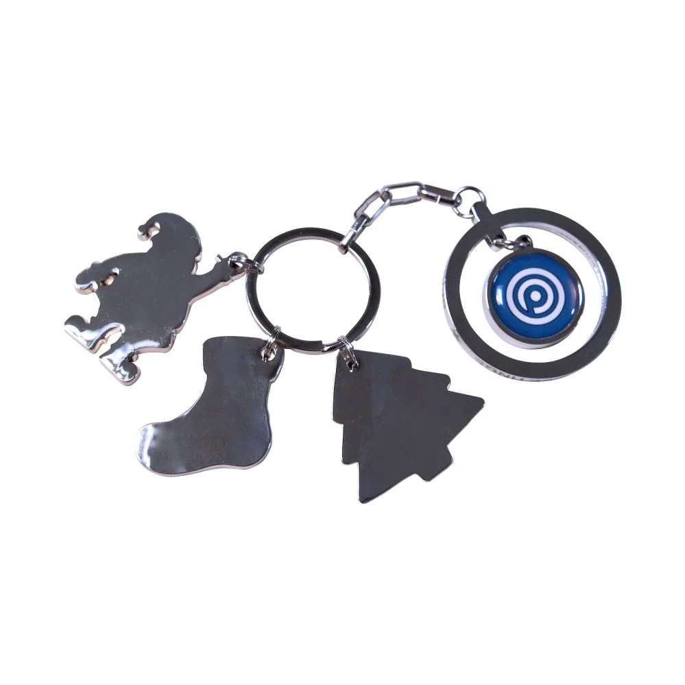 Charm Keyring with Outer Ring (UK Stock)