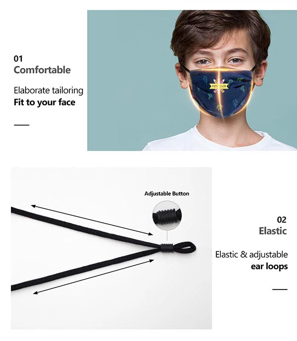 Children’s Custom Fabric Face Mask - Image 4