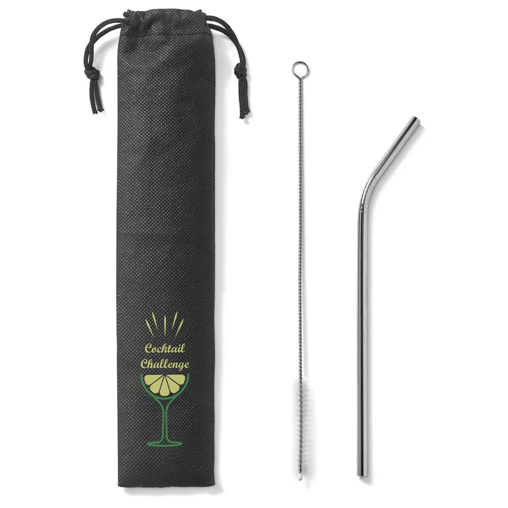 COCKTAIL. Reusable stainless steel straw