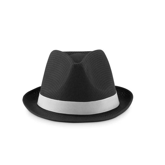 Coloured polyester hat