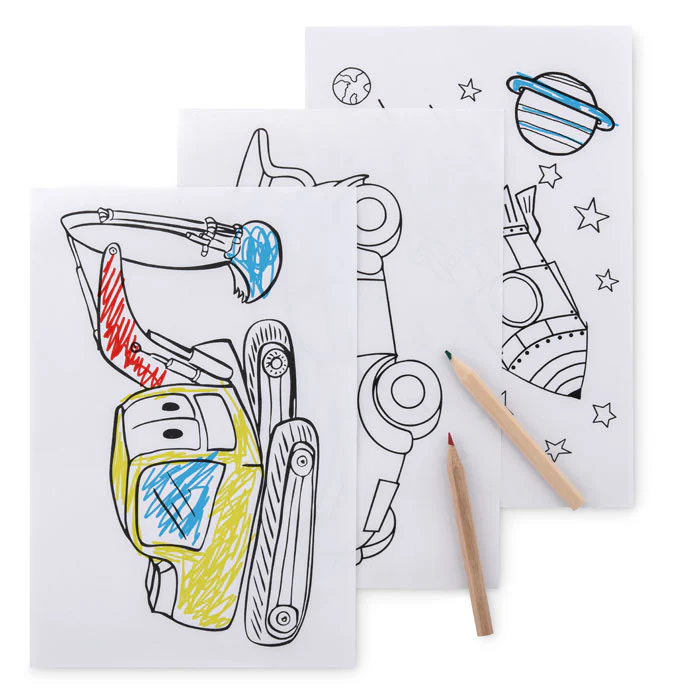 Colouring set with 6 pencils - Image 3