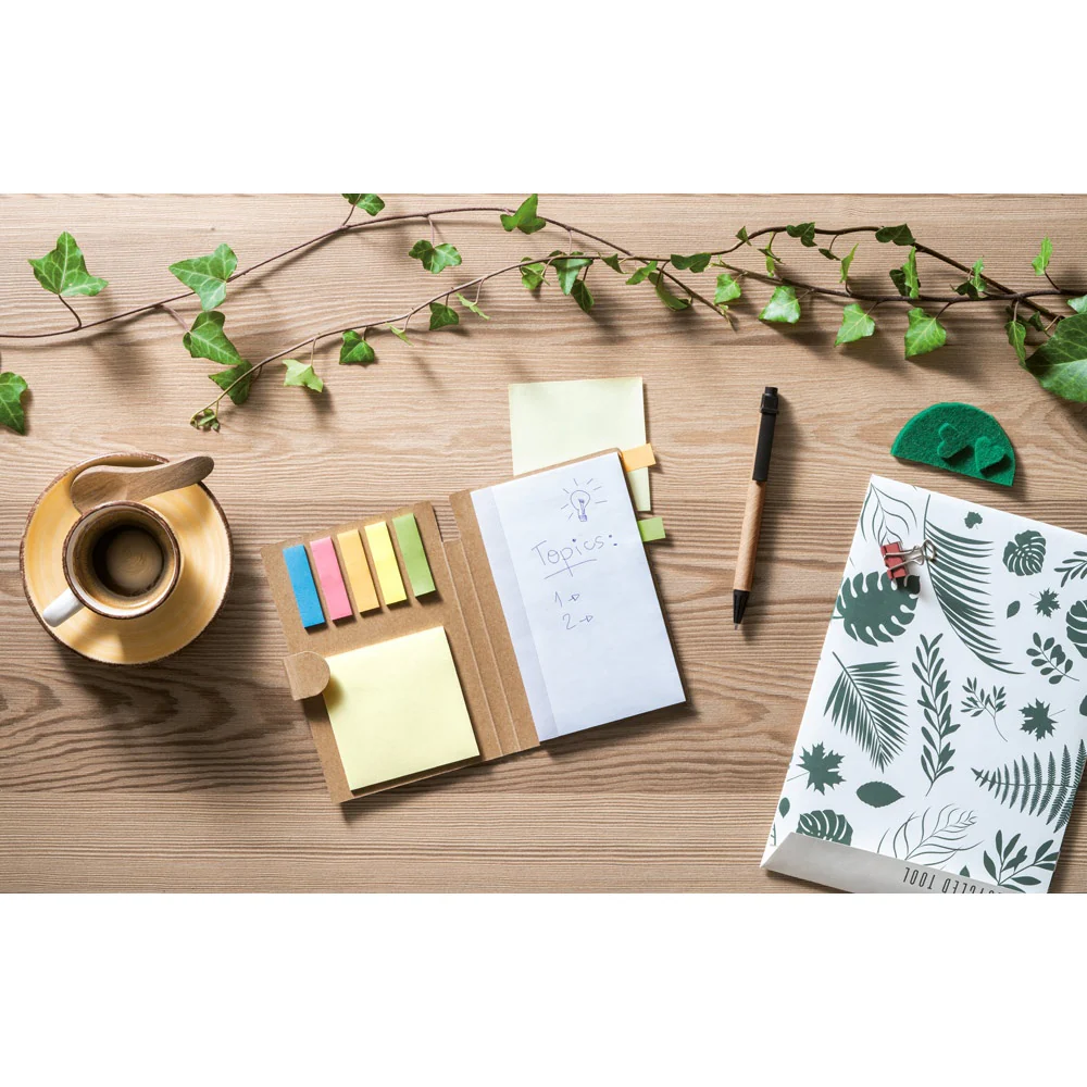 Cooper Coloured Sticky Notepad Set Black - Image 6