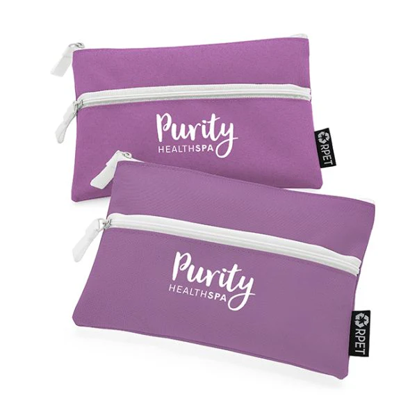 Cosmetic and Toiletry Pencil Case Style Purse from Recycled Bottles - Image 5