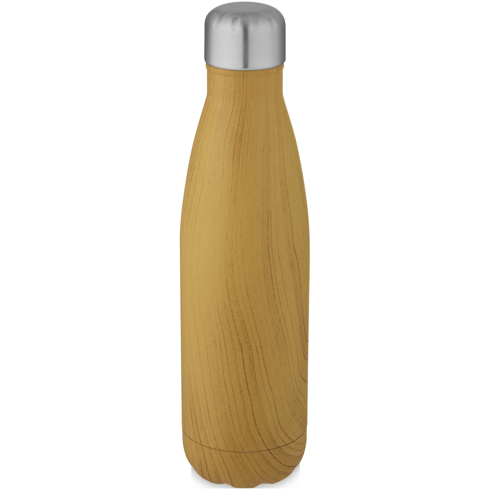 Cove 500 ml vacuum insulated stainless steel bottle with wood print - Image 4