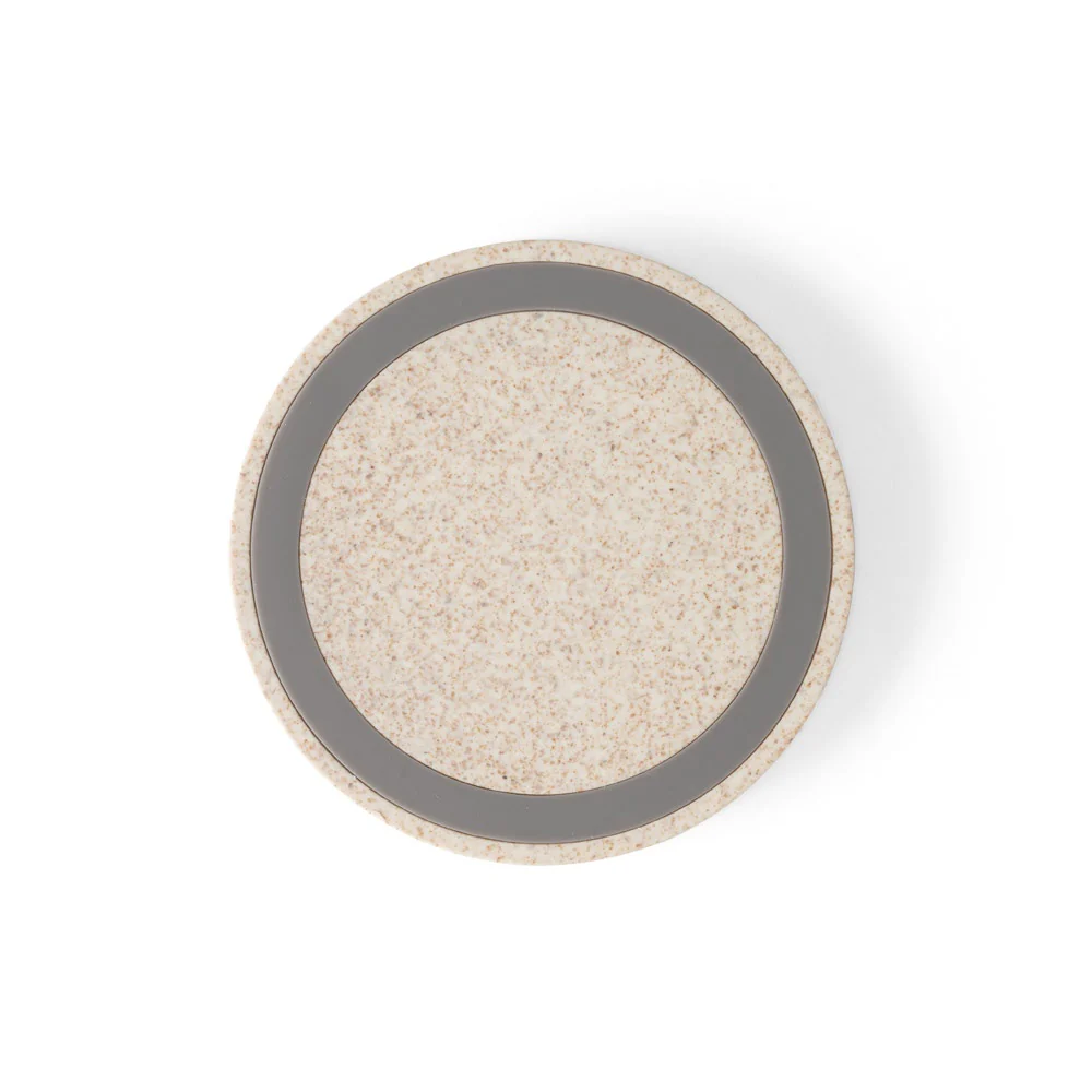 CUVIER. Wireless charger in ABS and wheat straw fibre - Image 3