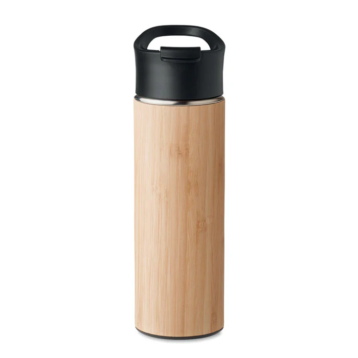 Double wall bamboo flask 450ml - Image 6