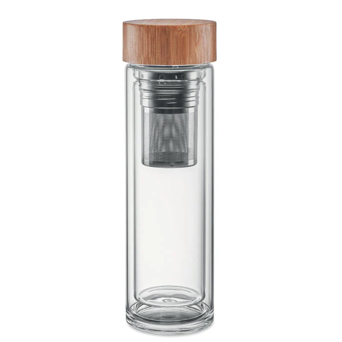 Double wall glass bottle 400ml - Image 6