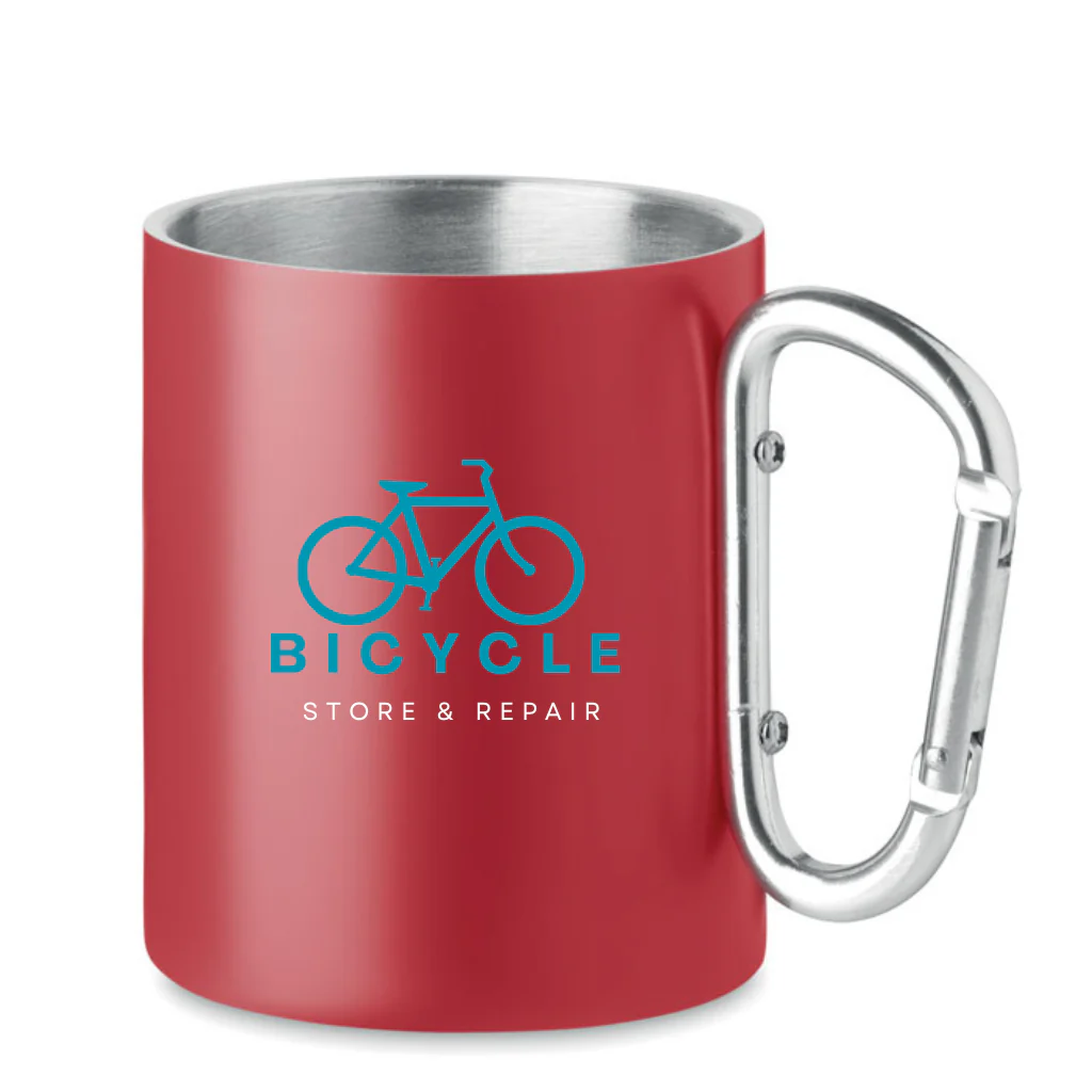Double wall metal mug 300 ml - Image 5