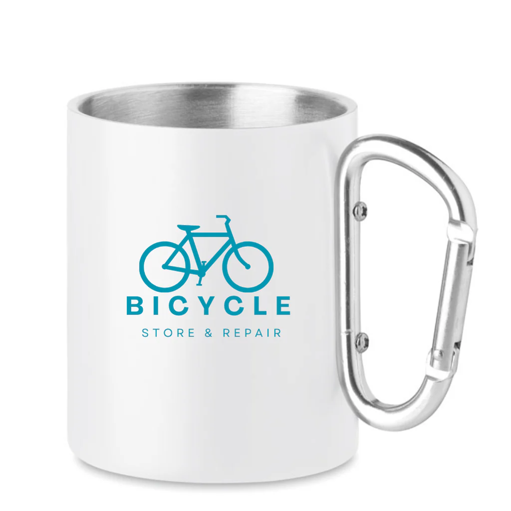Double wall metal mug 300 ml - Image 9