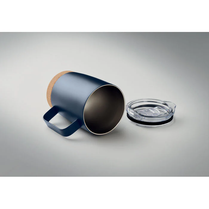 Double wall tumbler 300ml with Cork Base - Image 15