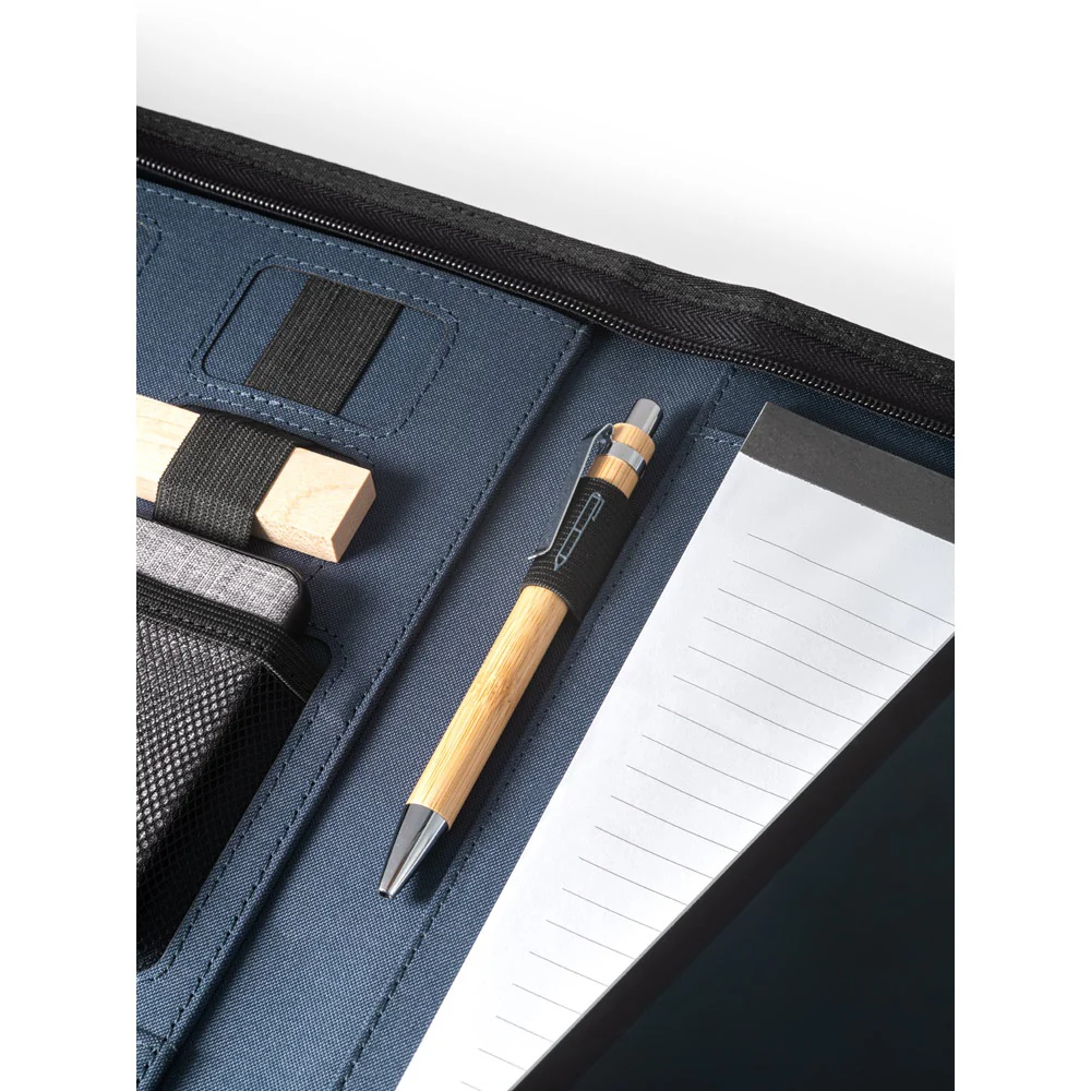 EMERGE FOLDER. A4 folder in 100% rPET 300D with zipper - Image 2