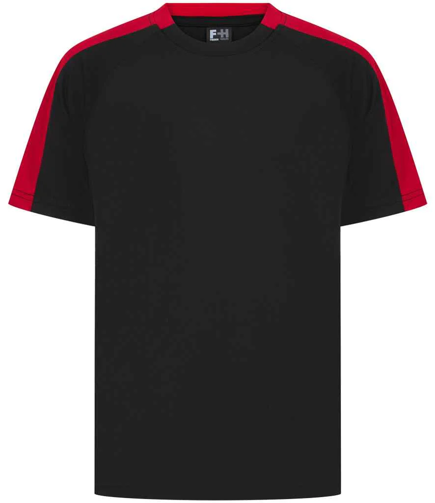 Finden + Hales Kids Team T-Shirt Black/Red