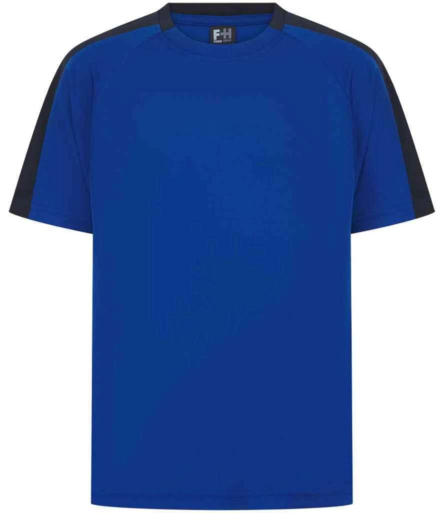 Finden + Hales Kids Team T-Shirt Royal Blue/Navy - Image 2
