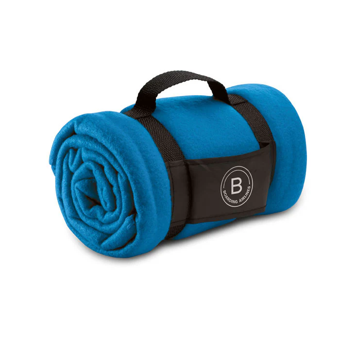 Fleece blanket Royal Blue - Image 2