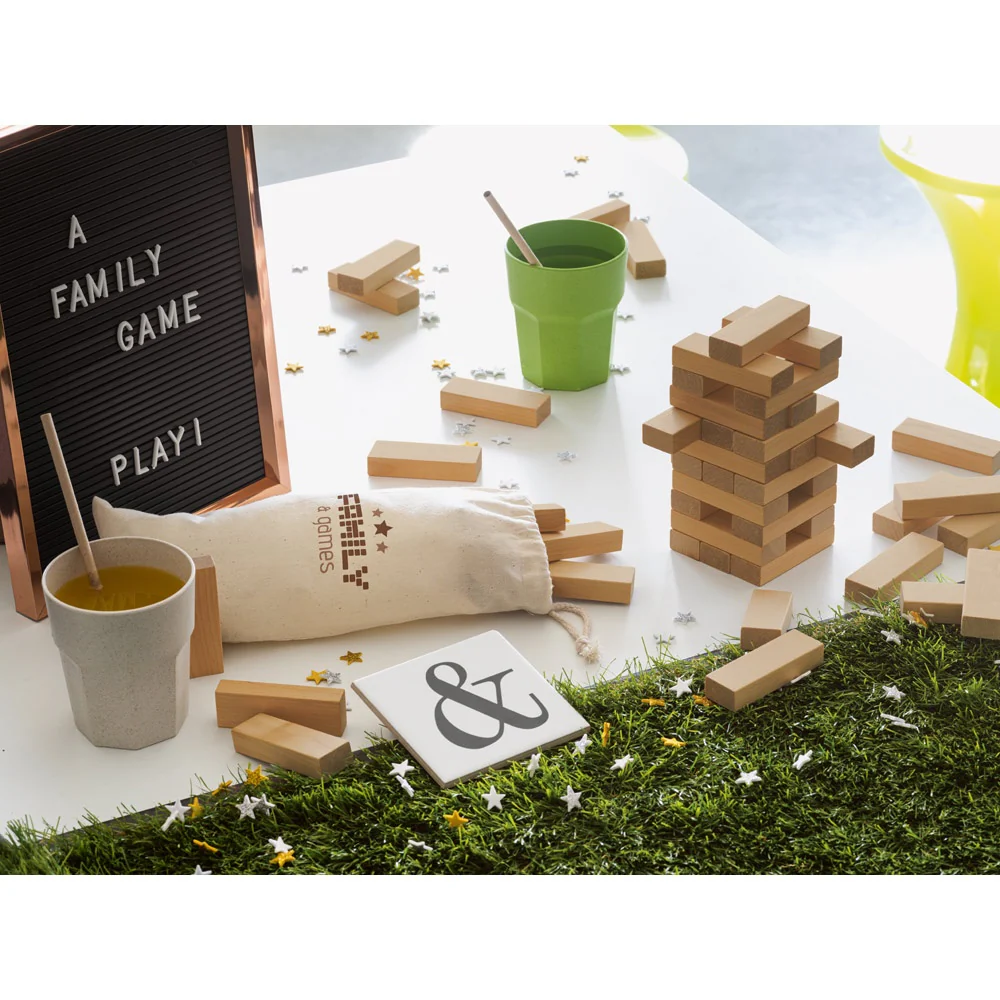 FLIK. Wooden game with 54 pieces - Image 7