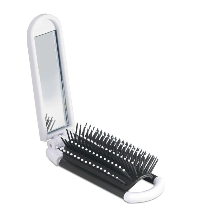 Foldable hairbrush with mirror - Image 2