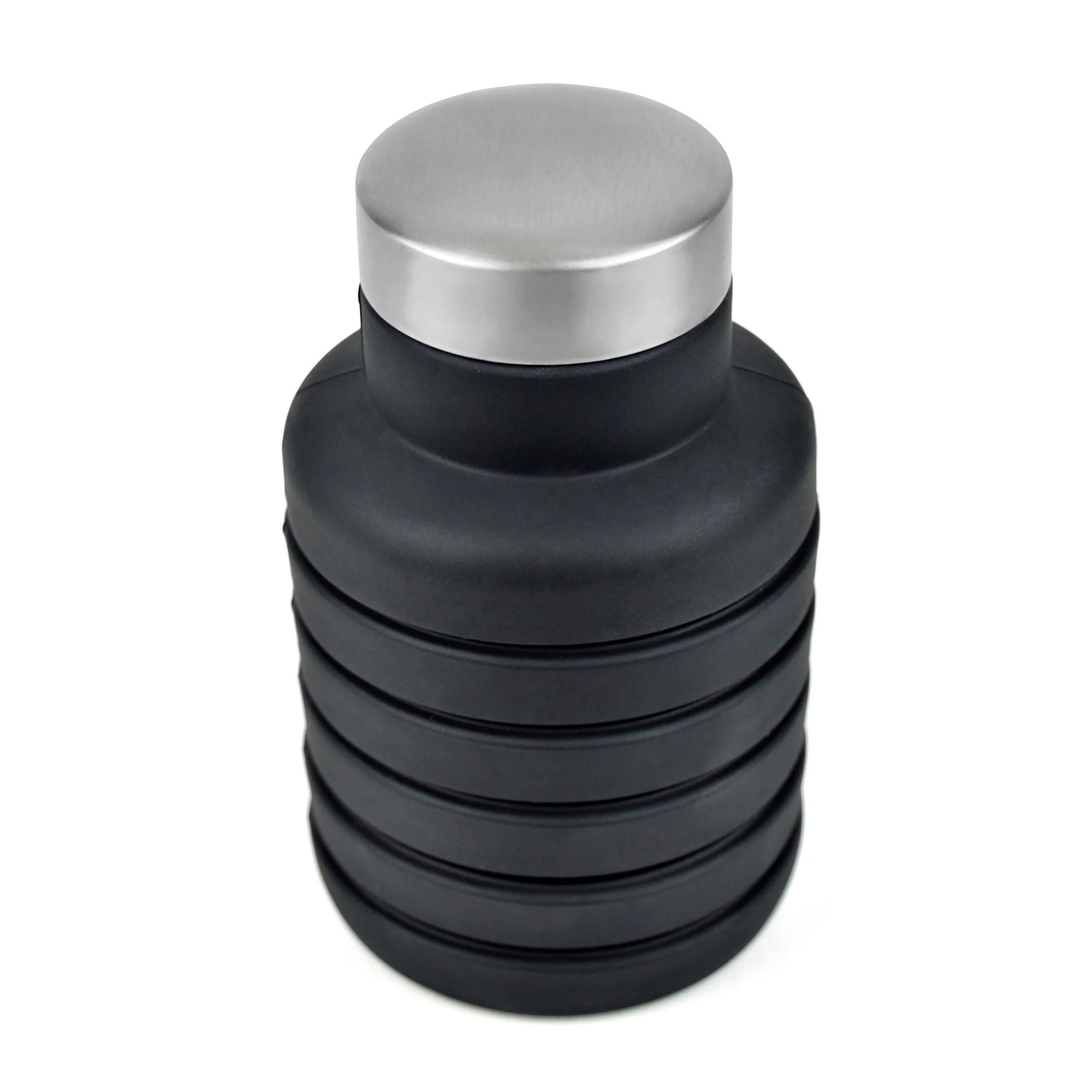 Foldable silicone bottle 550ml collapsible bottle. - Image 3