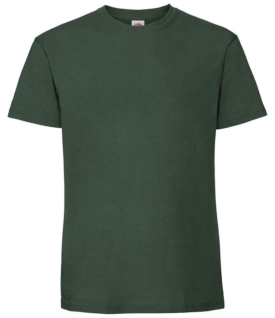 Fruit of the Loom Iconic 195 T-Shirt Bottle Green