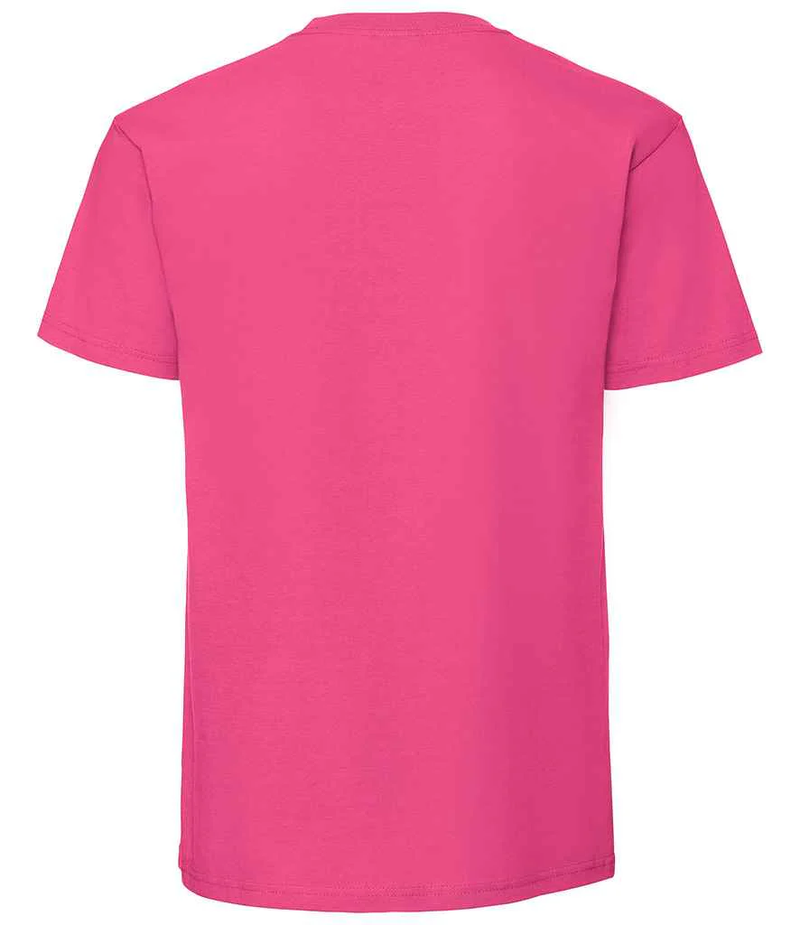 Fruit of the Loom Iconic 195 T-Shirt Fuchsia - Image 3