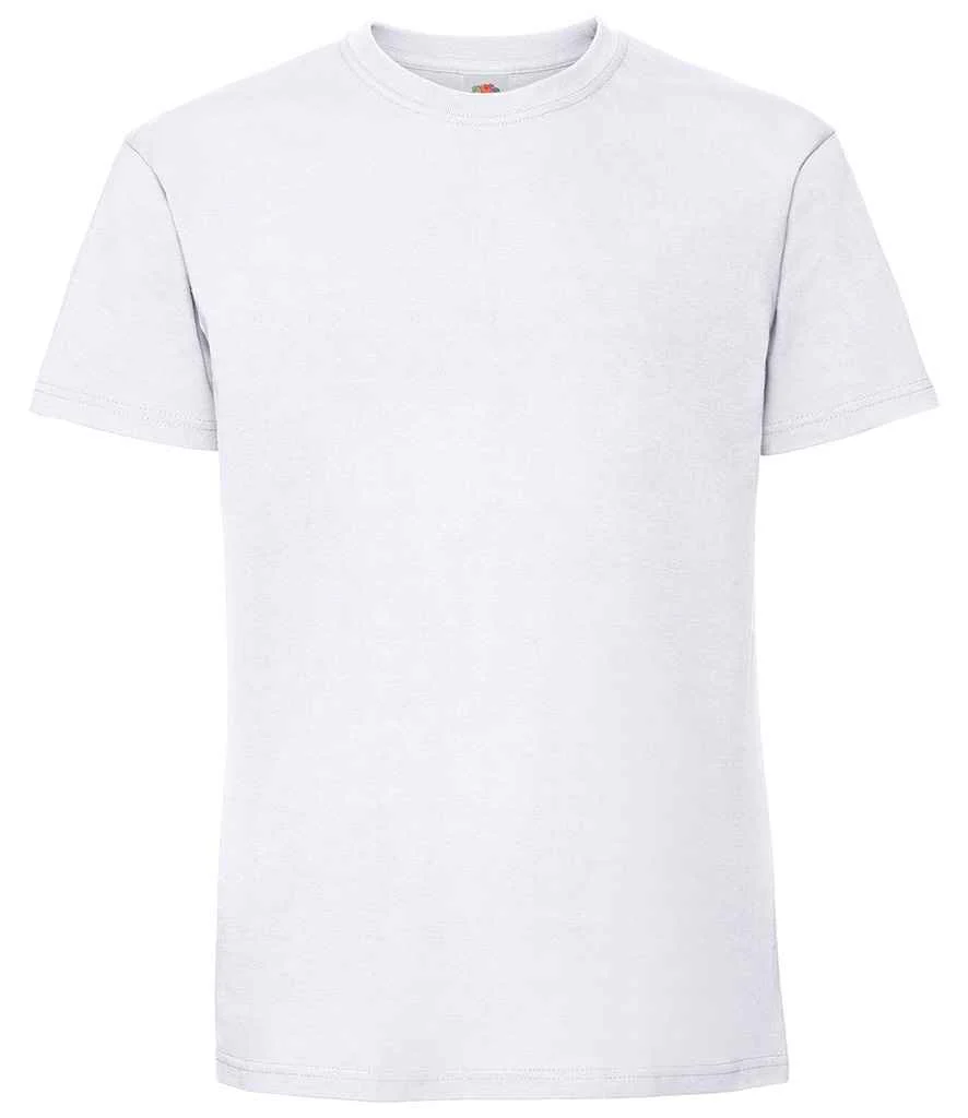 Fruit of the Loom Iconic 195 T-Shirt White - Image 2