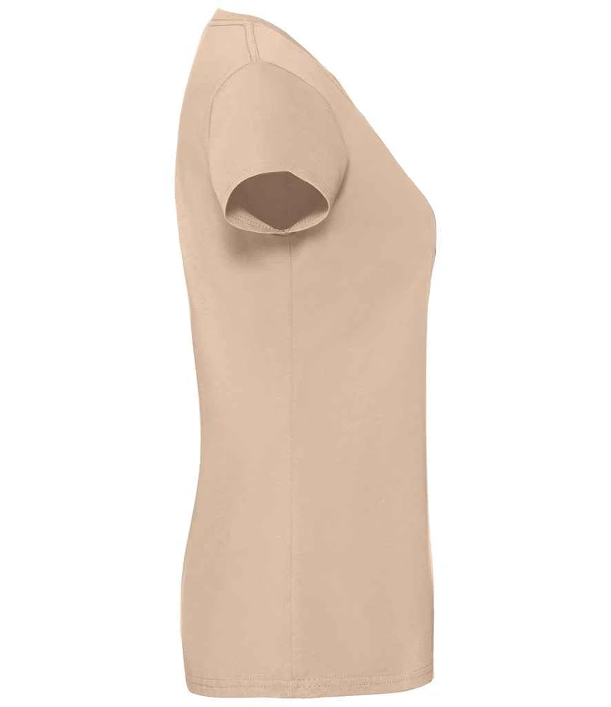 Fruit of the Loom Ladies Iconic 195 T-Shirt Desert Sand - Image 2