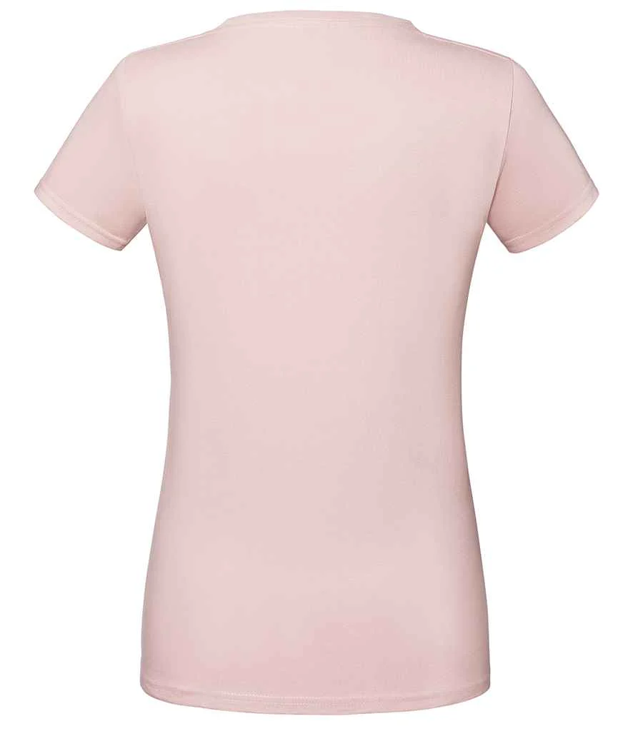 Fruit of the Loom Ladies Iconic 195 T-Shirt Powder Rose - Image 2