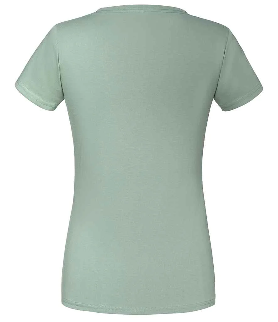 Fruit of the Loom Ladies Iconic 195 T-Shirt Sage - Image 2