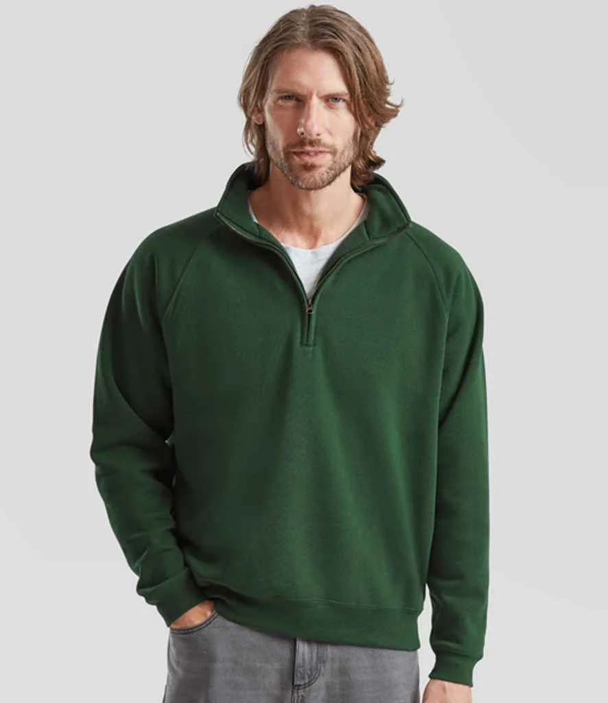 Fruit of the Loom Premium Zip Neck Sweatshirt - Image 5
