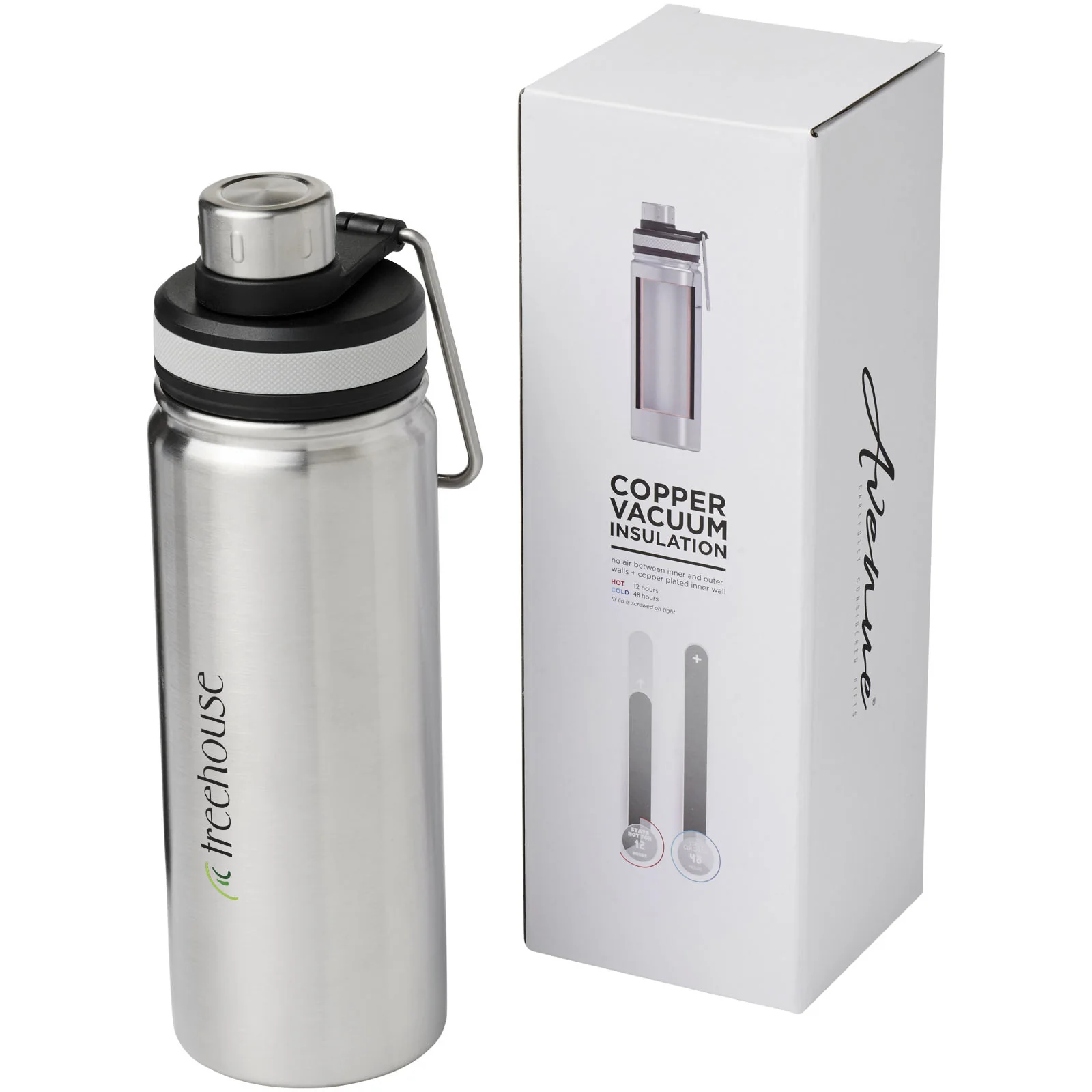 Gessi 590 ml copper vacuum insulated sport bottle - Image 10