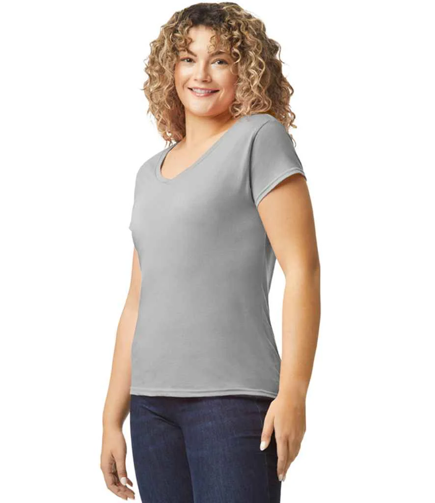 Gildan Ladies SoftStyle® V Neck T-Shirt - Image 14