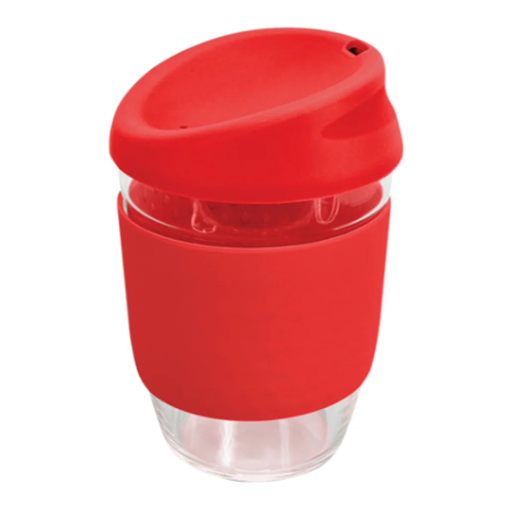 Glass Coffee Cup with Silicone Band - Kiato Cup - Image 12