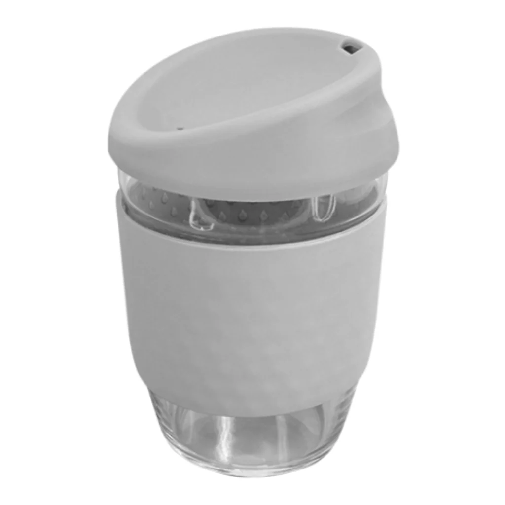 Glass Coffee Cup with Silicone Band - Kiato Cup - Image 14