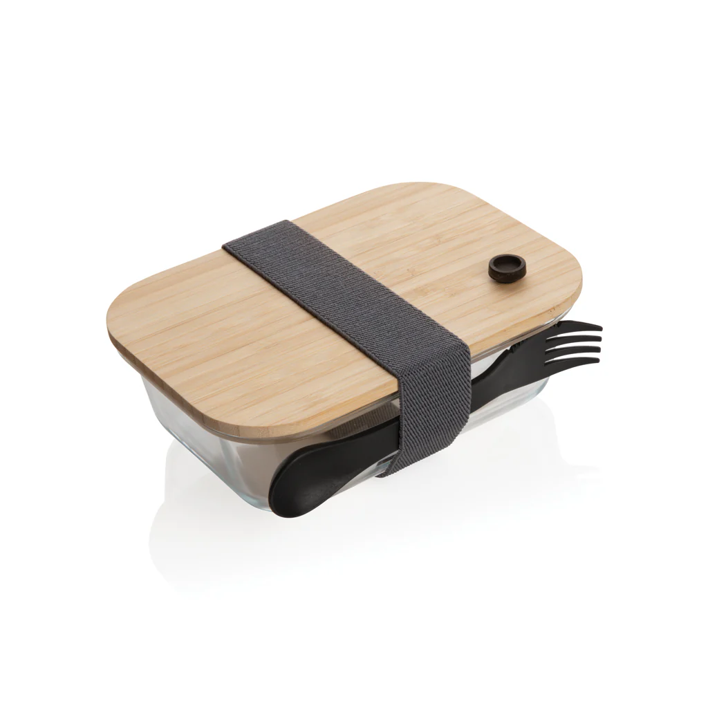 Glass lunchbox with bamboo lid - Image 8