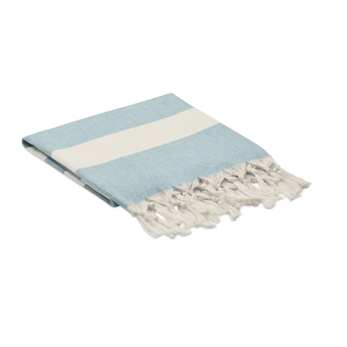 Hamman towel blanket 140 gr/m² Blue - Image 2